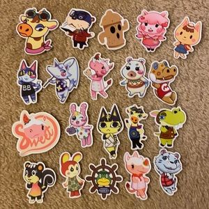 *SALE* Lot of 20 Animal Crossing stickers